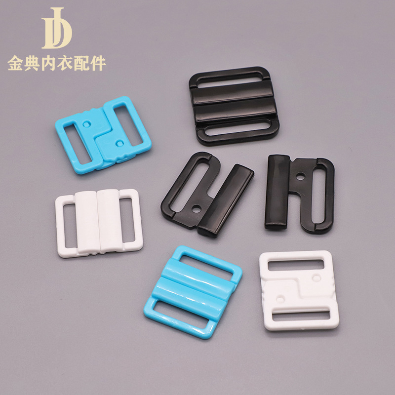Satine Underwear Swimsuit Buckle Bow Tie Plastic Buckle Underwear Adjustment Buckle Bra Buckle Shoulder Strap Buckle A Large Number Of Stock Supply Black Specification drawing