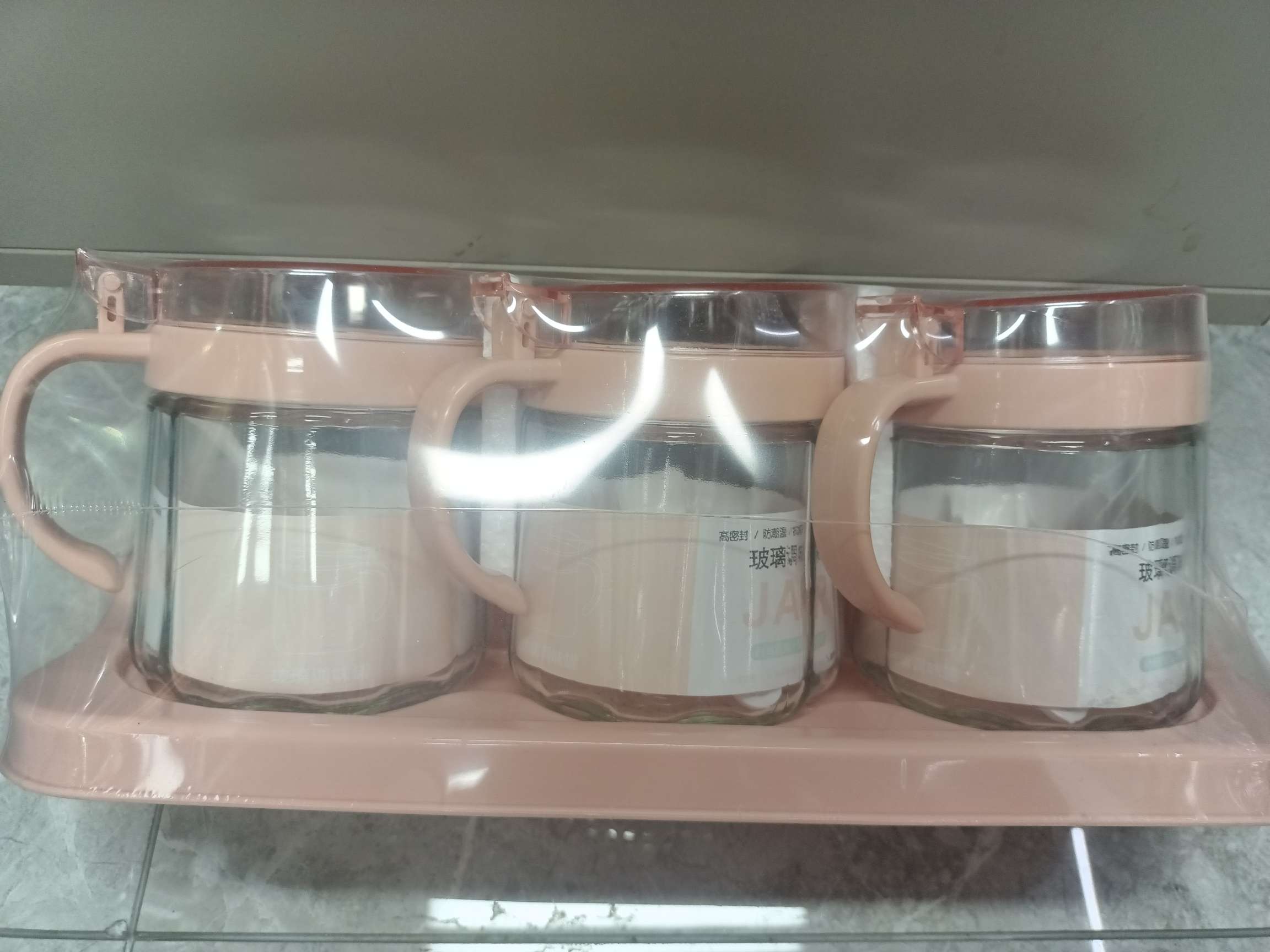 【三个装】玻璃调味罐