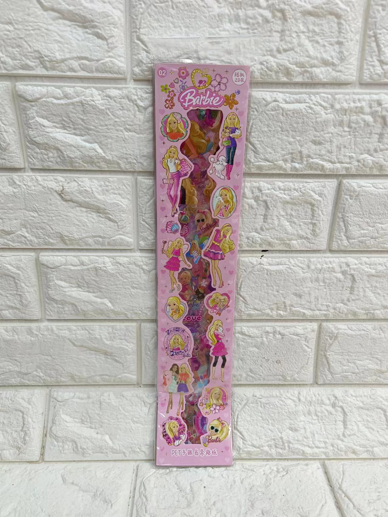 CY-CE Barbie Long Strip Planner sticker Specification image