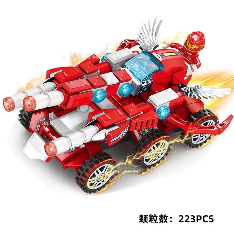 Ledi Tank Building Blocks, car models, small particles, educational assembly toys, boys' gifts and prizes details Picture
