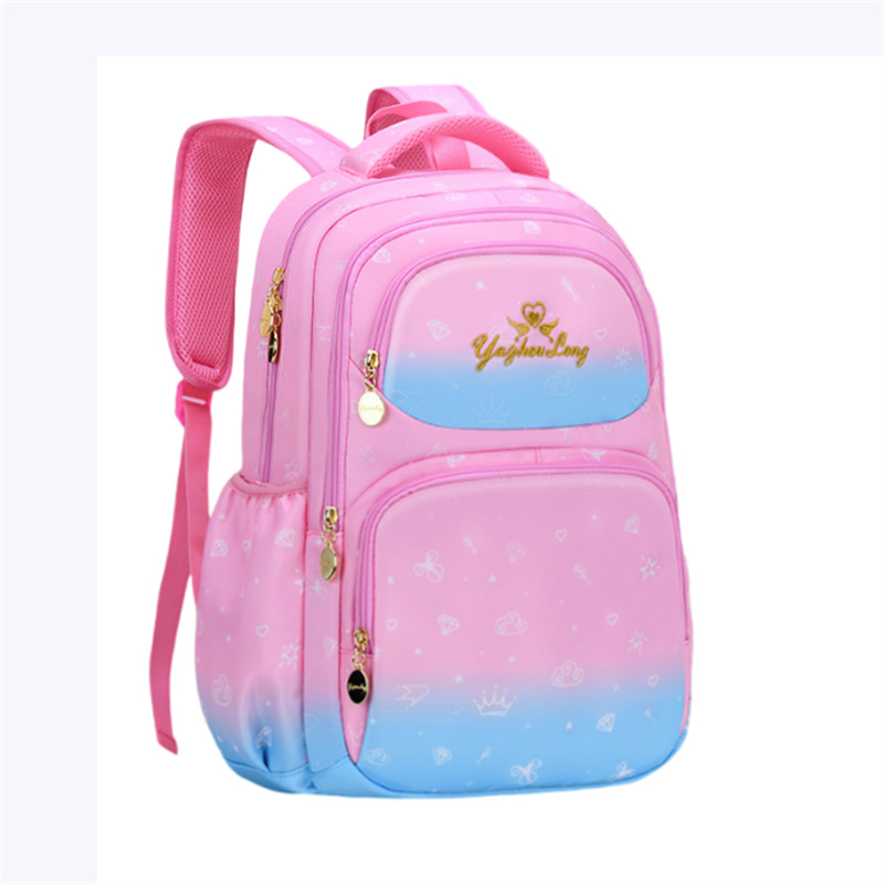 高颜值轻减负防泼水可爱小公主护脊书包LZJ-2645