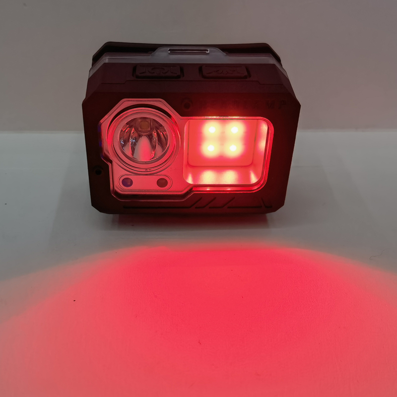 2103 faros (LED+COB) faros de plástico recargables USB faros de ciclismo faros de camping al aire libre faros de minería faros de mantenimiento faros de camping faros de pesca Item Picture