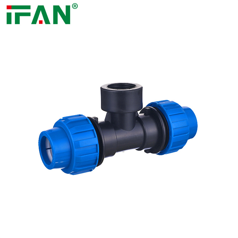 IFAN 高品质 PE内丝三通 Φ20-63x1/2" 三通 全塑三通 PP快接头 接受定制详情图4