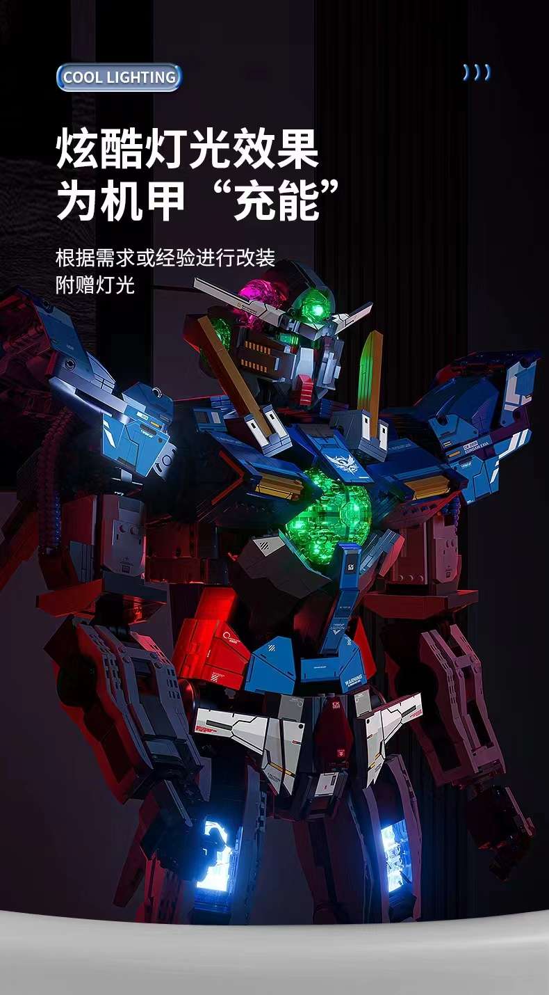 K Box V5012 Giant S-class mecha high-difficulty building block toy floor-standing display, boyfriend's birthday gift detail image 6