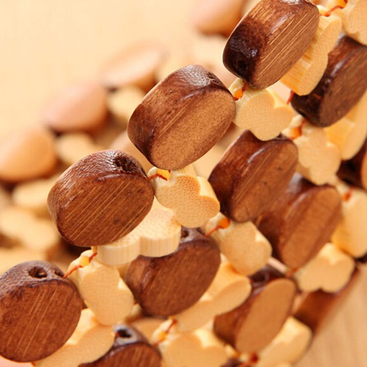 Bamboo table MATS, round hollow pot MATS, heat insulation MATS, creative kitchen tableware, anti-slip placemats detail image 5