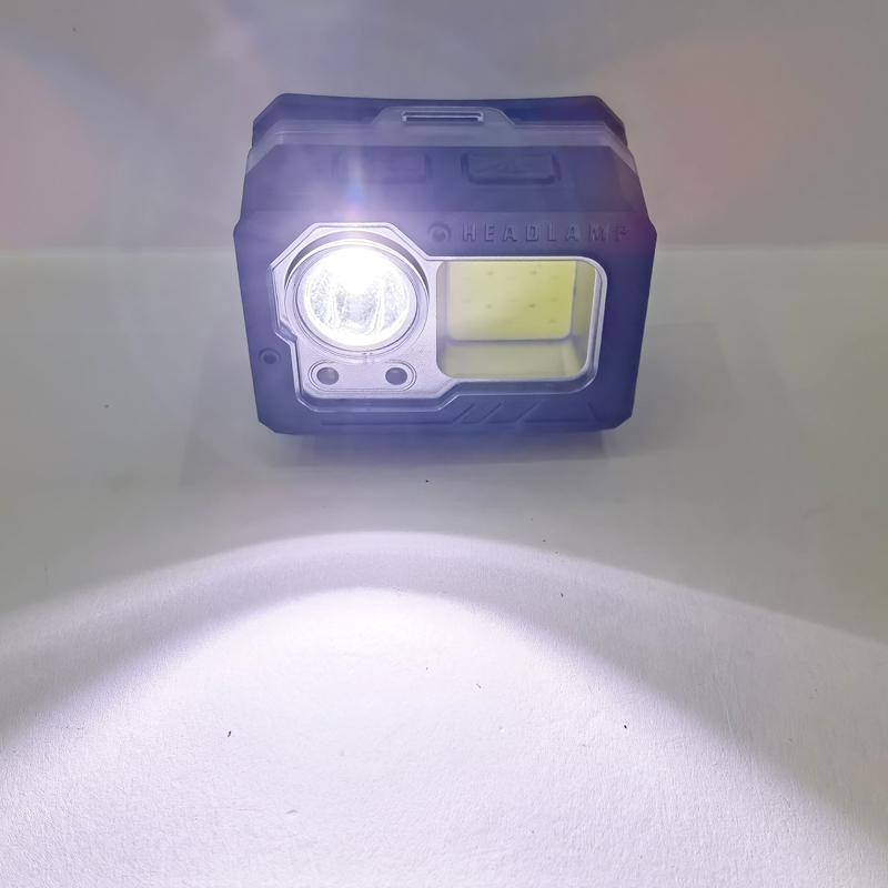 2103 faros (LED+COB) faros de plástico recargables USB faros de ciclismo faros de camping al aire libre faros de minería faros de mantenimiento faros de camping faros de pesca Specification image