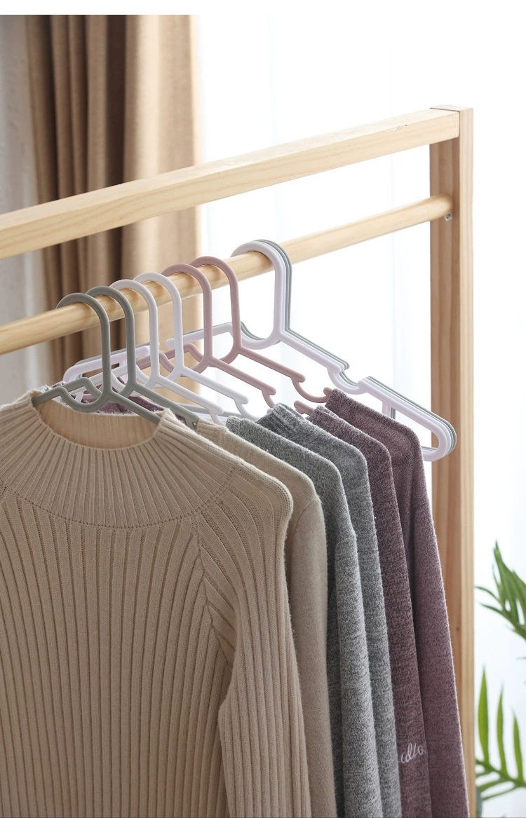 J129-XC-423防滑衣架挂衣架多用衣服架塑料衣服裤子家用晾衣架详情图4