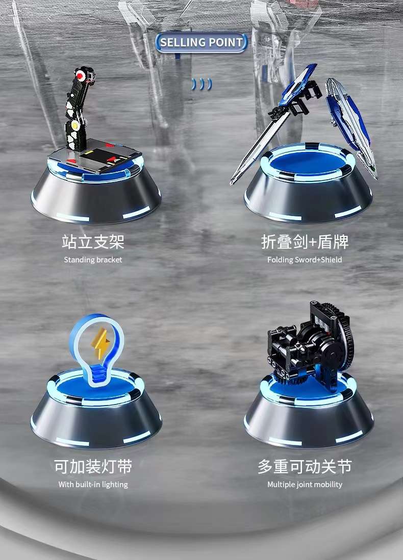 K Box V5012 Giant S-class mecha high-difficulty building block toy floor-standing display, boyfriend's birthday gift Application Scenario