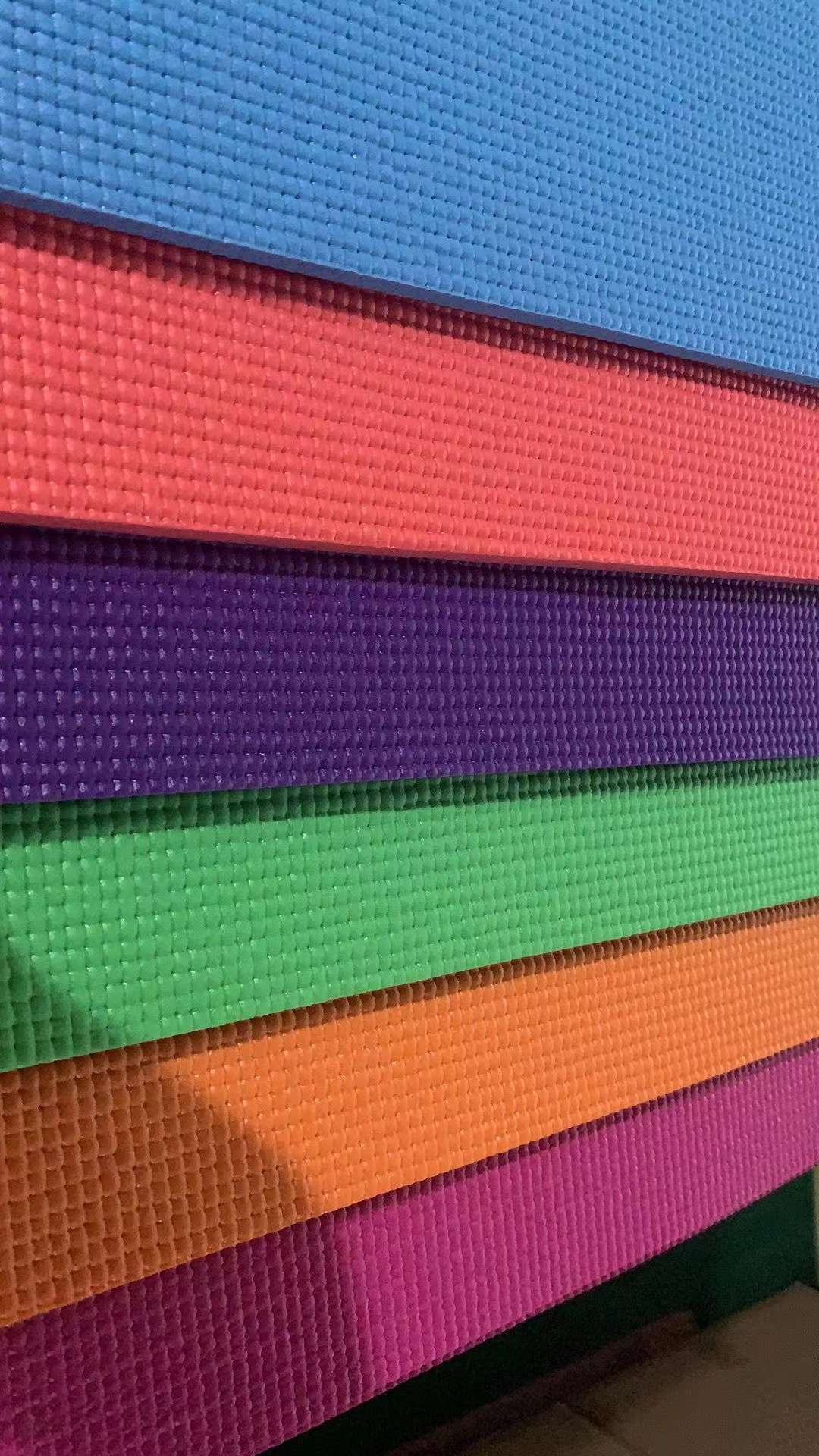 6mm加厚防滑发泡单色运动垫瑜伽垫健身垫瑜伽毯可折叠定制生产详情图4