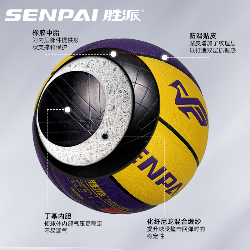 7号学生篮球/PU篮球/PU训练篮球产品图