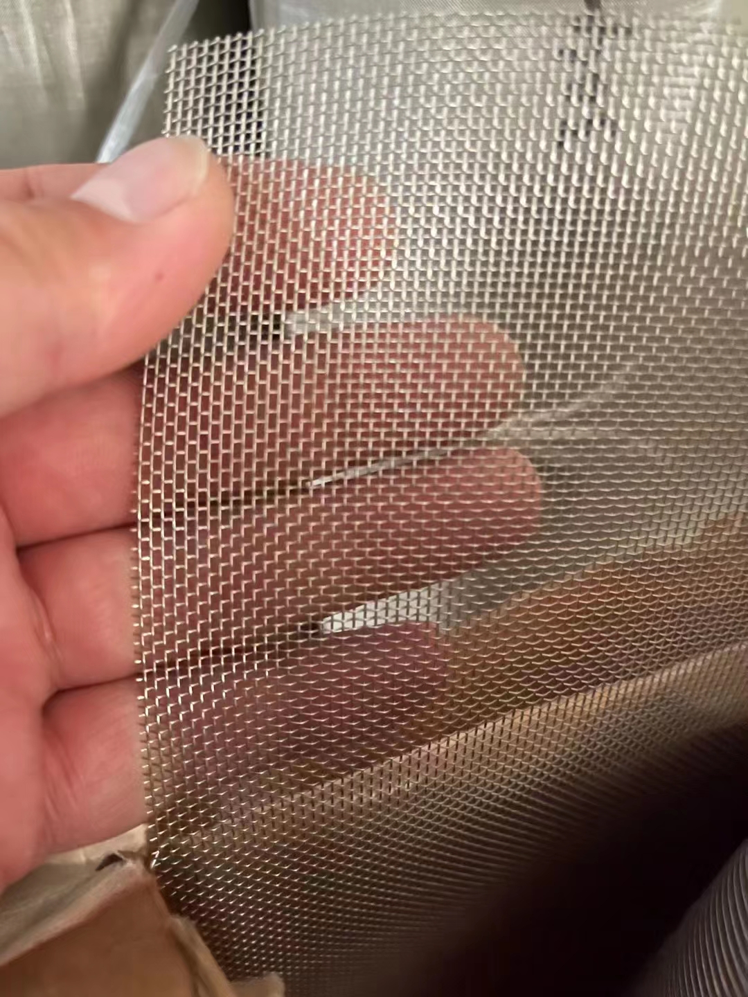 STAINLESS STEEL MESH NETTING Stainless steel woven filter screen, square mesh, stainless steel mat mesh, 304 woven mesh details Picture