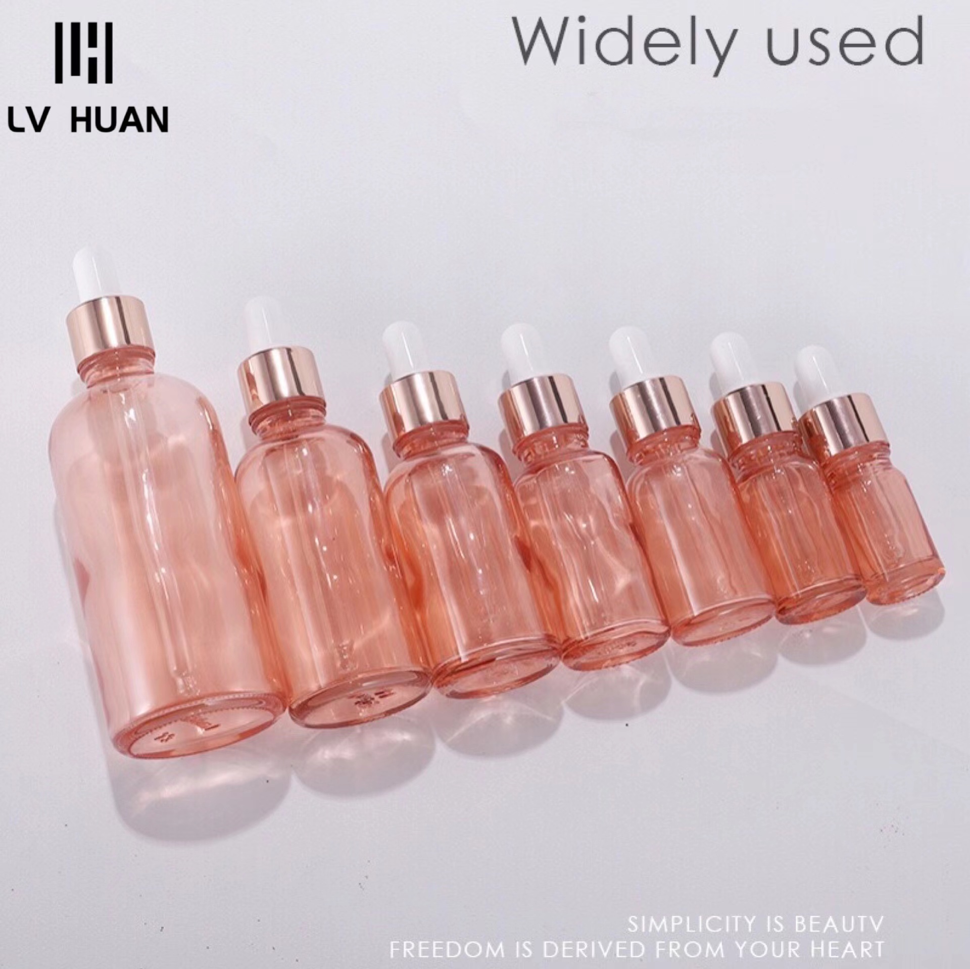 Skincare Product Dispensing Dropper Bottle Glass Trade Sample Dispensing Product Travel Dispensing Bottle Application Scenario
