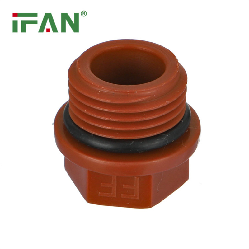 IFAN high-temperature resistant PPH pipe cap, external thread plug, plastic pipe plug, PPH pipe plug cap Specification image
