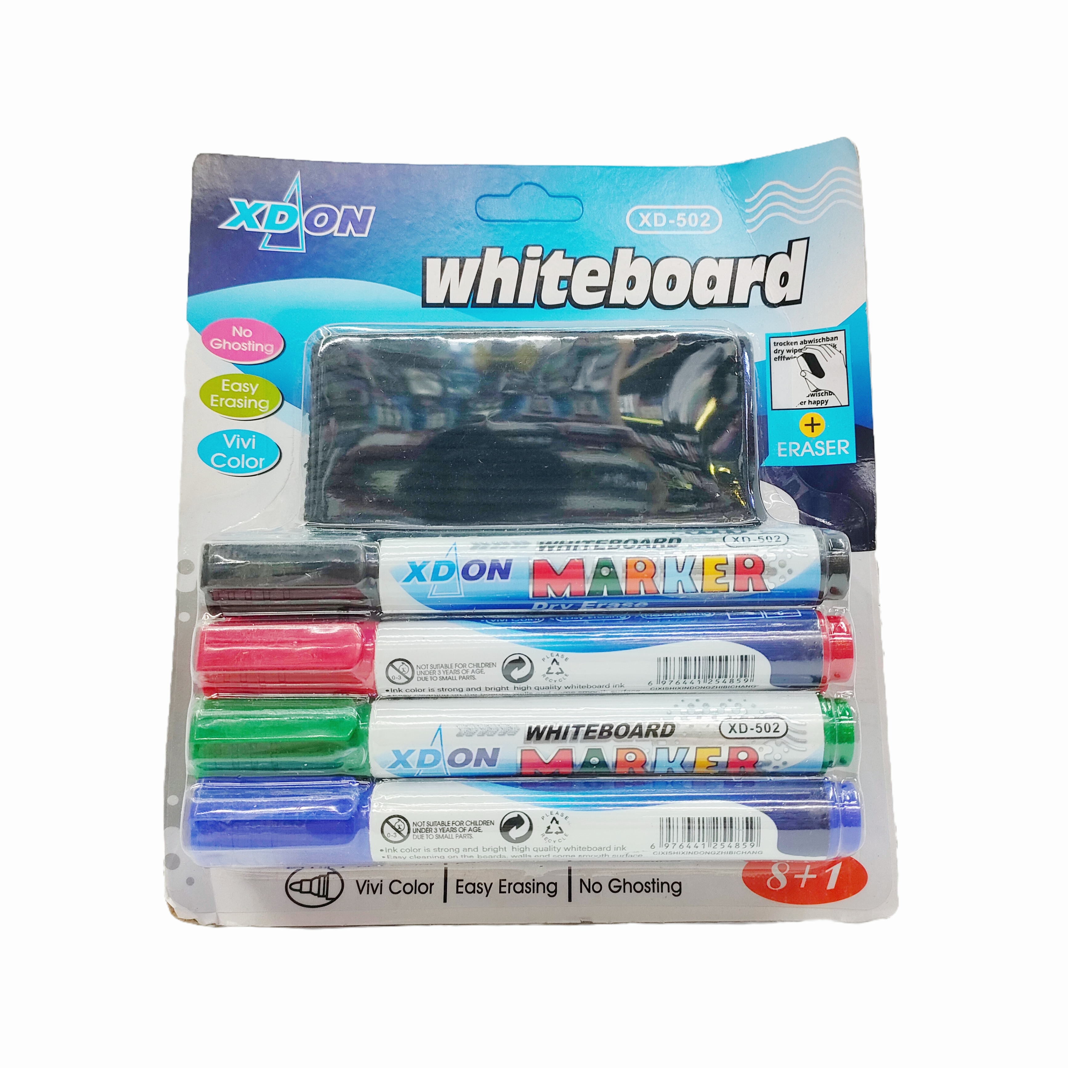 The whiteboard pen eraser set is designed for smooth writing with marker pens and is specially designed for office use Item Picture