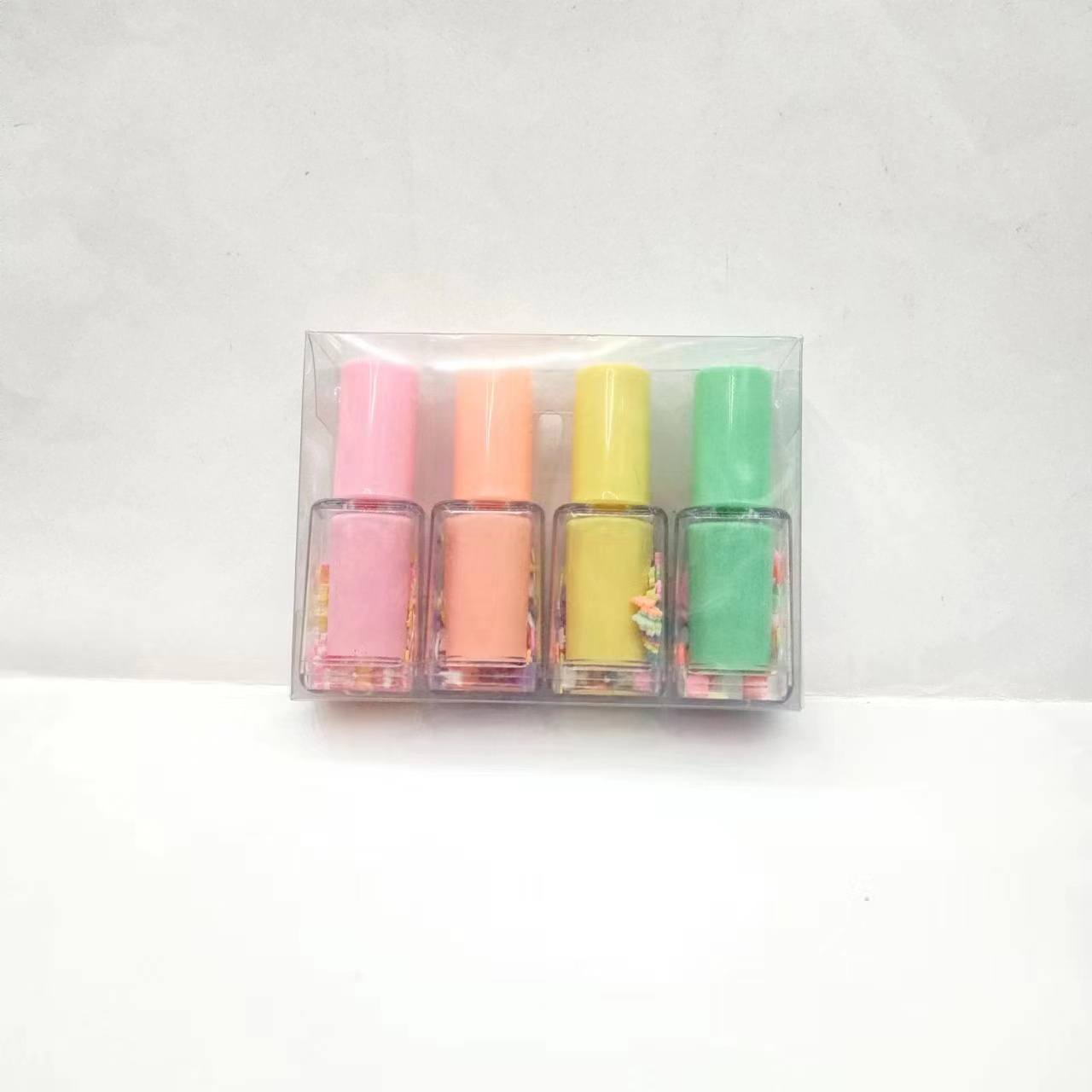Nail polish box set of highlighters, 6-color student marker planner marker pen set Specification image