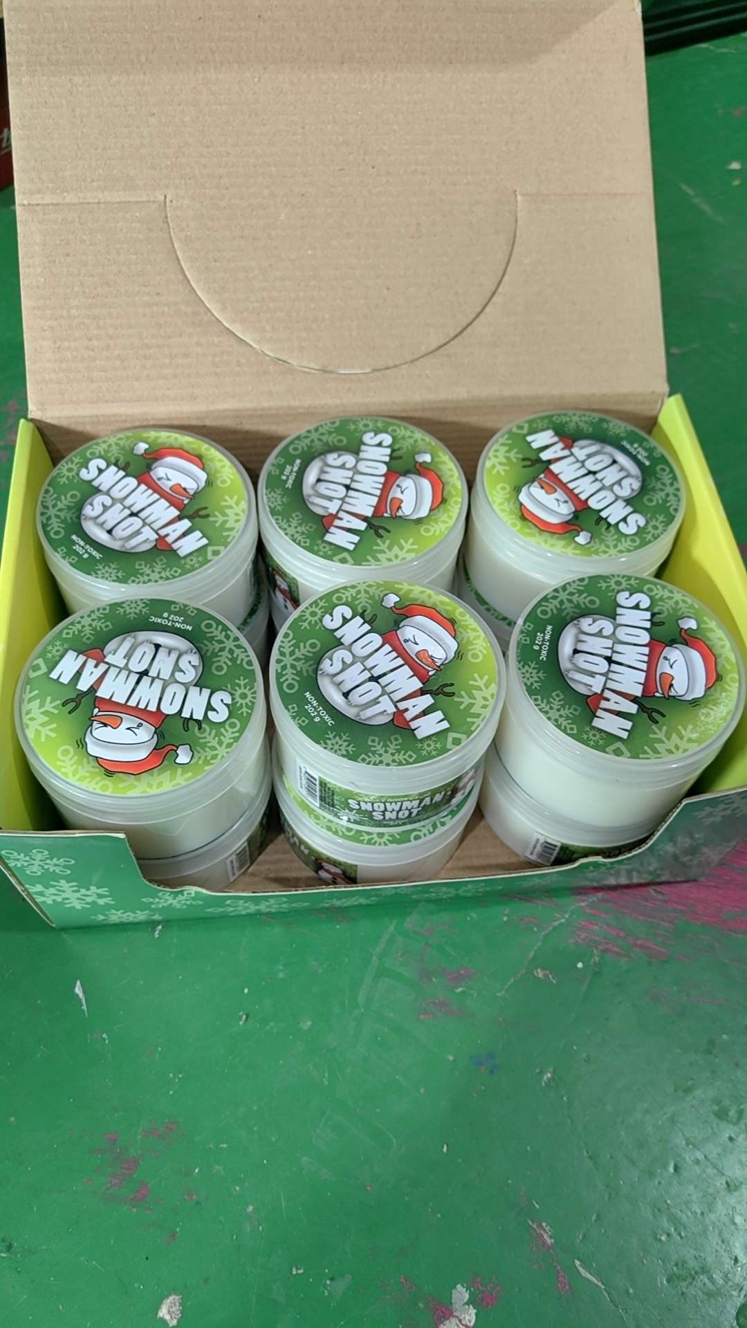 圣诞节主题史莱姆美标出口减压拉伸起泡胶详情图2