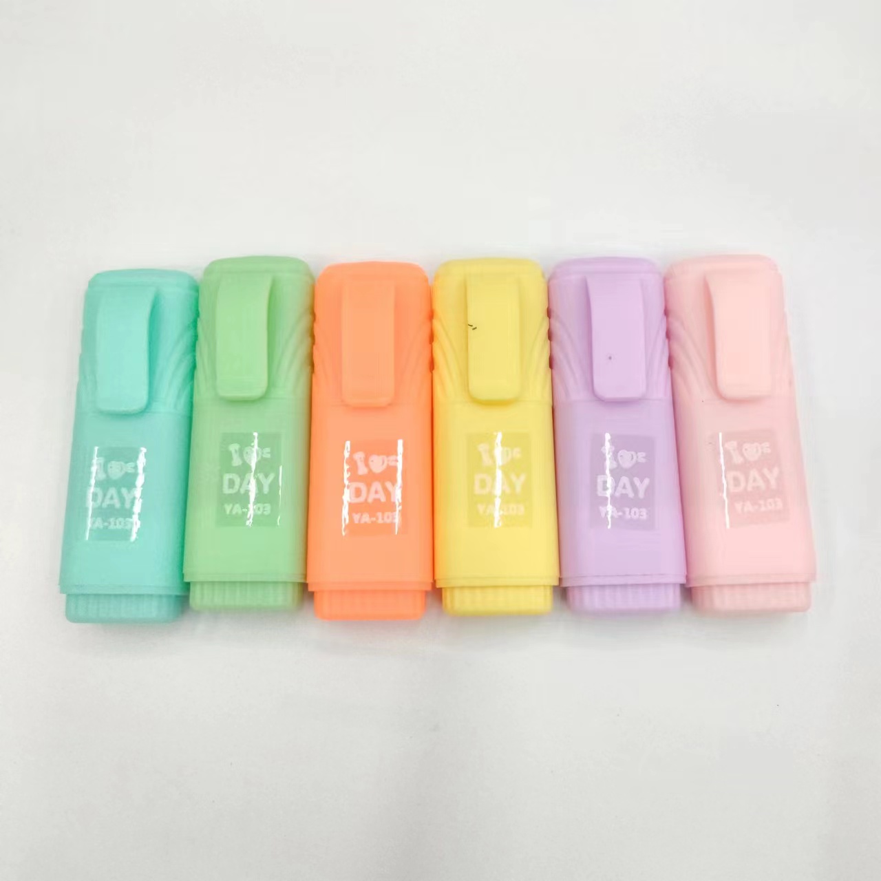 The opp bag color highlighter pen, key marking pen, and notebook pen write smoothly Specification image