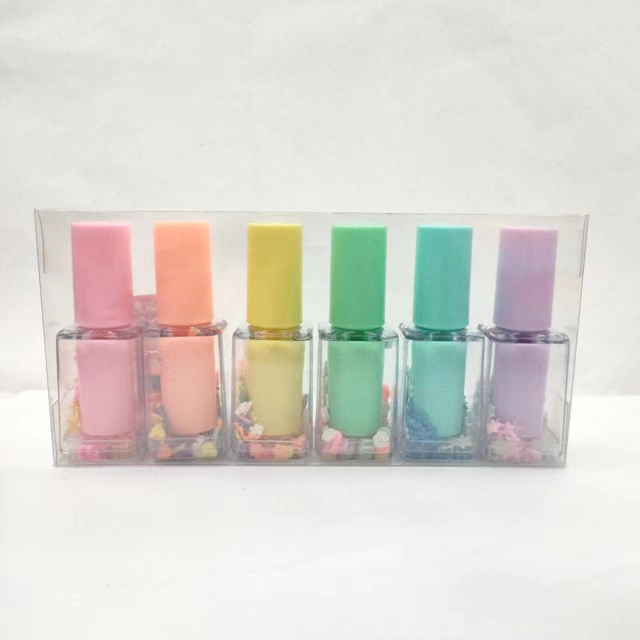 Nail polish box set of highlighters, 6-color student marker planner marker pen set Application Scenario