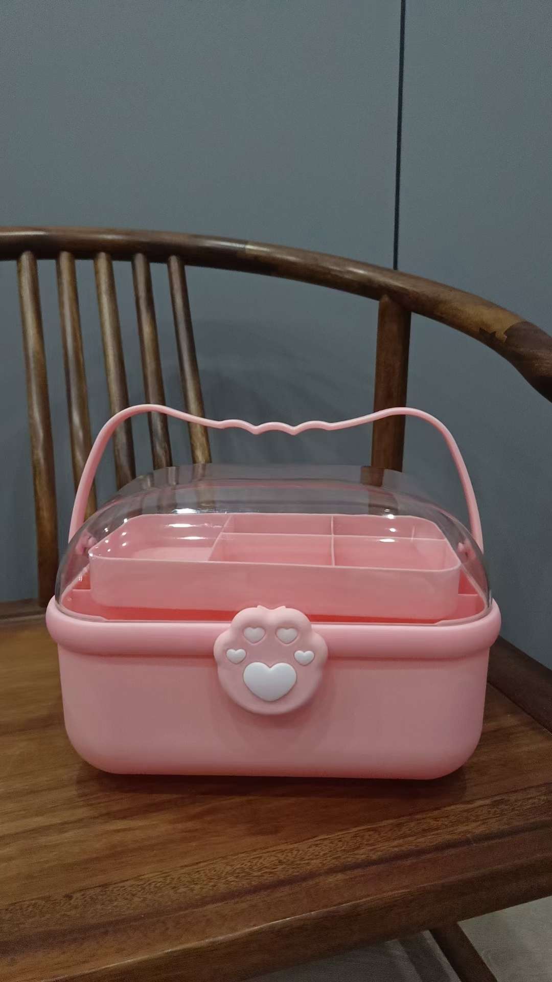Y146- Cat Paw Storage Box, Hair Accessory Storage Box, Hair clip Card, Head Accessory Jewelry Box, Hair Rope, rubber band, Baby Accessory Box detail image 8