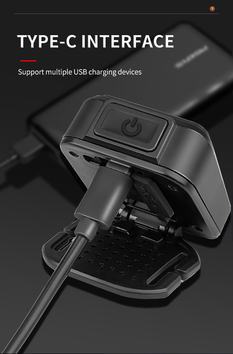 TM-G22头灯（COB）USB充电迷你塑料头灯骑行头灯户外野营灯矿灯维修头灯露营灯钓鱼灯详情9