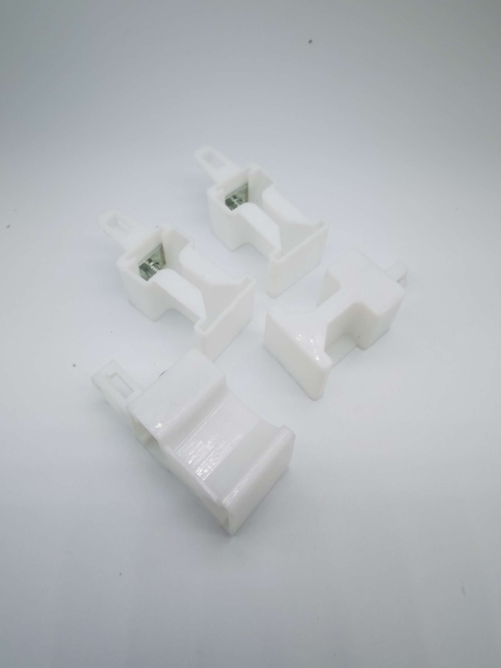Curved Curtain Track Closure Plug Head Cover Head Specification drawing