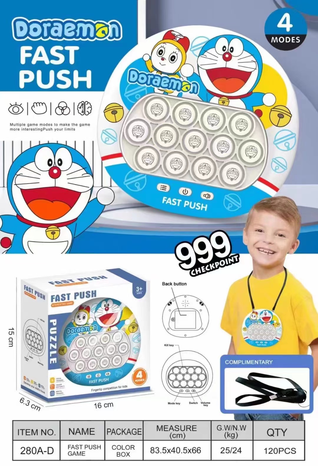 Douyin Rat Killer Pioneer Press and Play Game Machine, Quick Push and level-clearing Whack-a-Mole Game Machine, educational toy, a bestseller for parent-child interaction Specification image