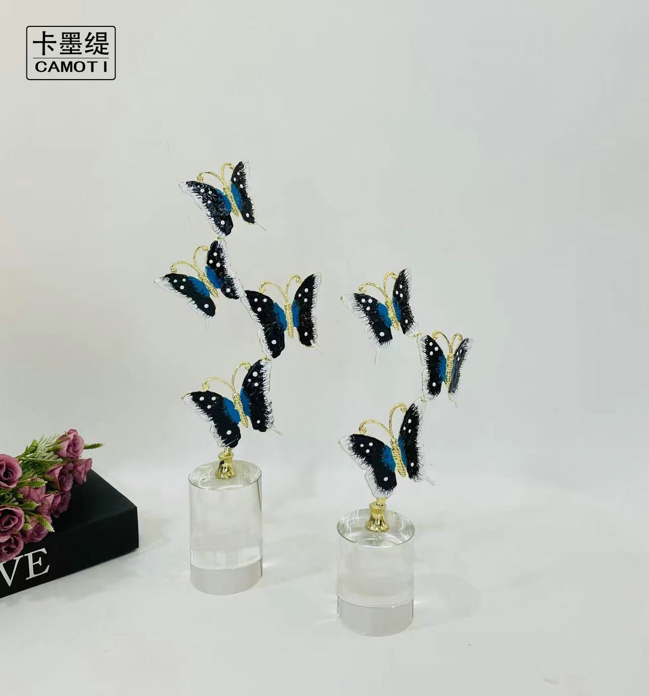 Cametti creative crystal ornaments, modern light luxury home soft furnishings, living room TV cabinet, study decoration handicrafts, TV cabinet, study decoration handicrafts Specification image