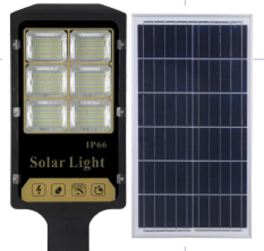 Hualing solar street lamps, solar lighting fixtures, ultra-bright in-stock integrated solar street lamps Specification image