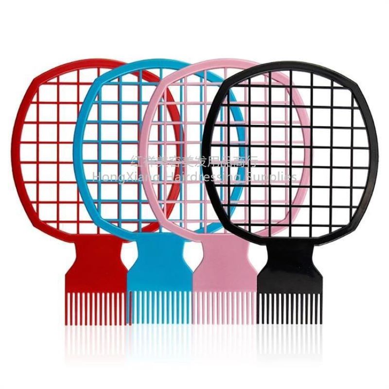 Wholesale perm comb mesh perm dreadlock comb Hollow perm molding comb ping-pong comb