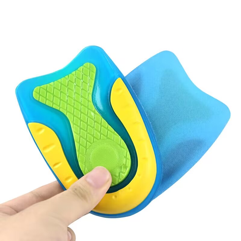 Heel pads, men's and women's silicone shock-absorbing high-elasticity protective heel pads, soft and comfortable, invisible height-increasing pads for sports and running Application Scenario