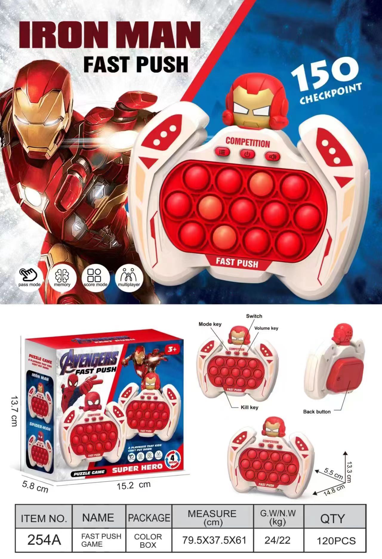 Douyin Rat Extermination Pioneer Bestseller Press Press Game Machine, Speed push Challenge, Whack-a-Mole Game machine, educational toy, parent-child interaction Application Scenario