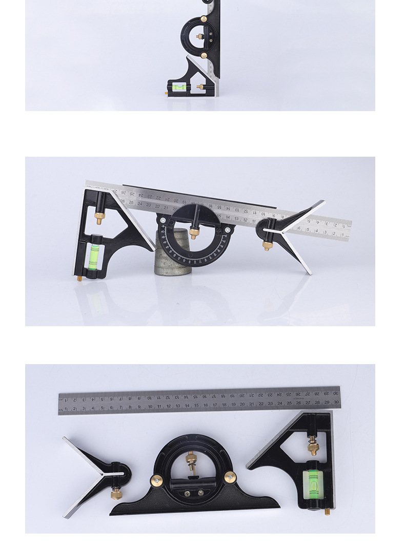 WOODWORKING TOOLS多功能组合角尺COMBINATION SQUARE木工工具详情11