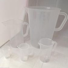 透明色单面量杯带刻度家用毫升奶茶量杯