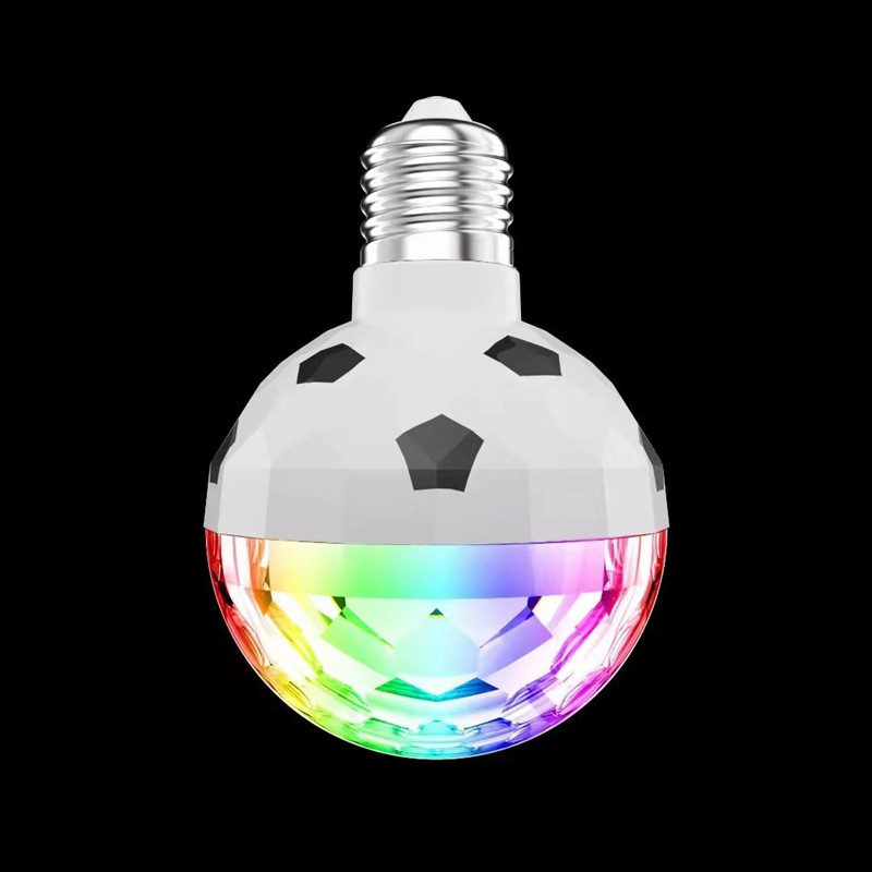 新款LED舞台灯足球魔球旋转氛围灯家庭聚会动感幻彩霓虹球泡灯详情图2