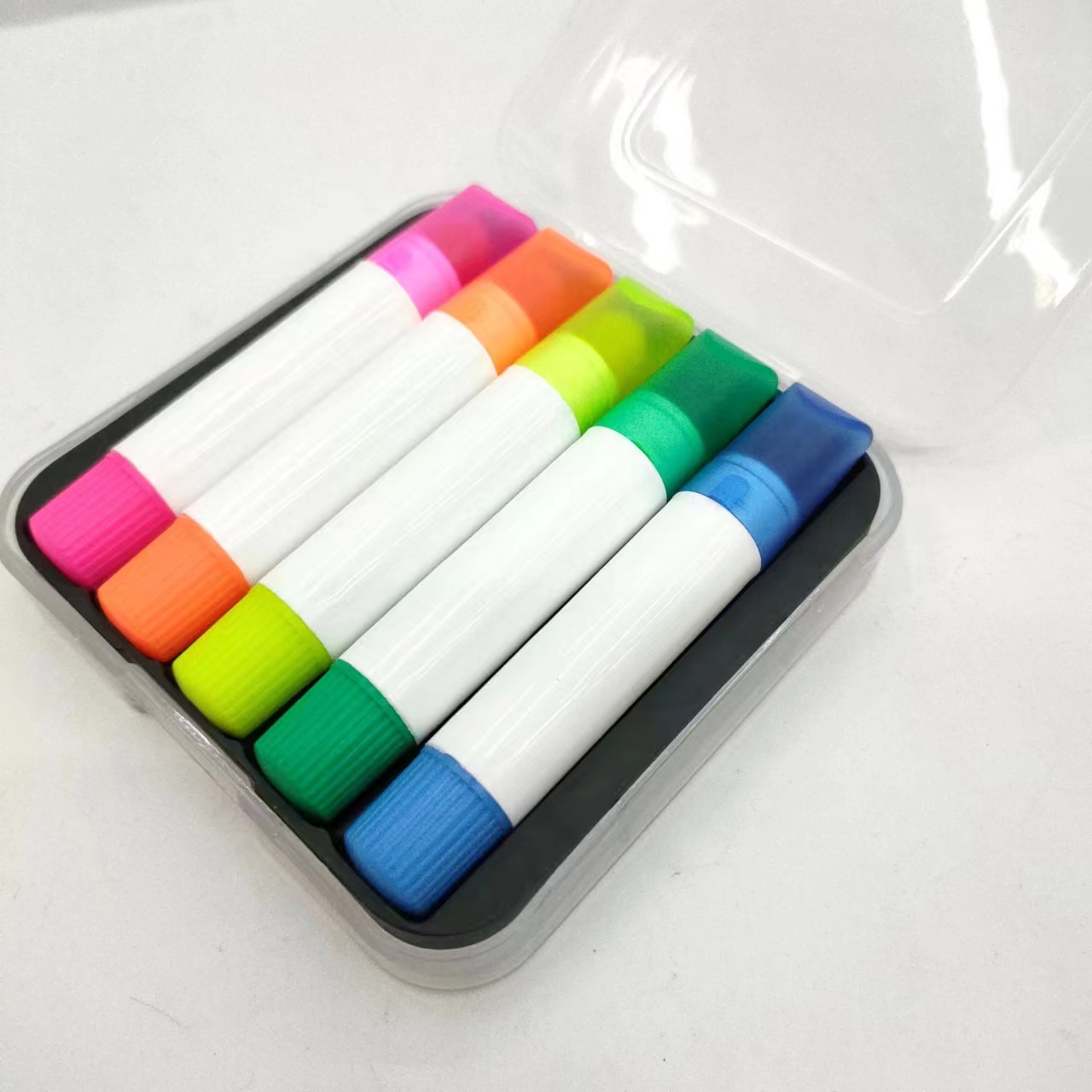 Colored Solid Highlighters Student Highlight Marker Pen Ledger Pen Item Picture