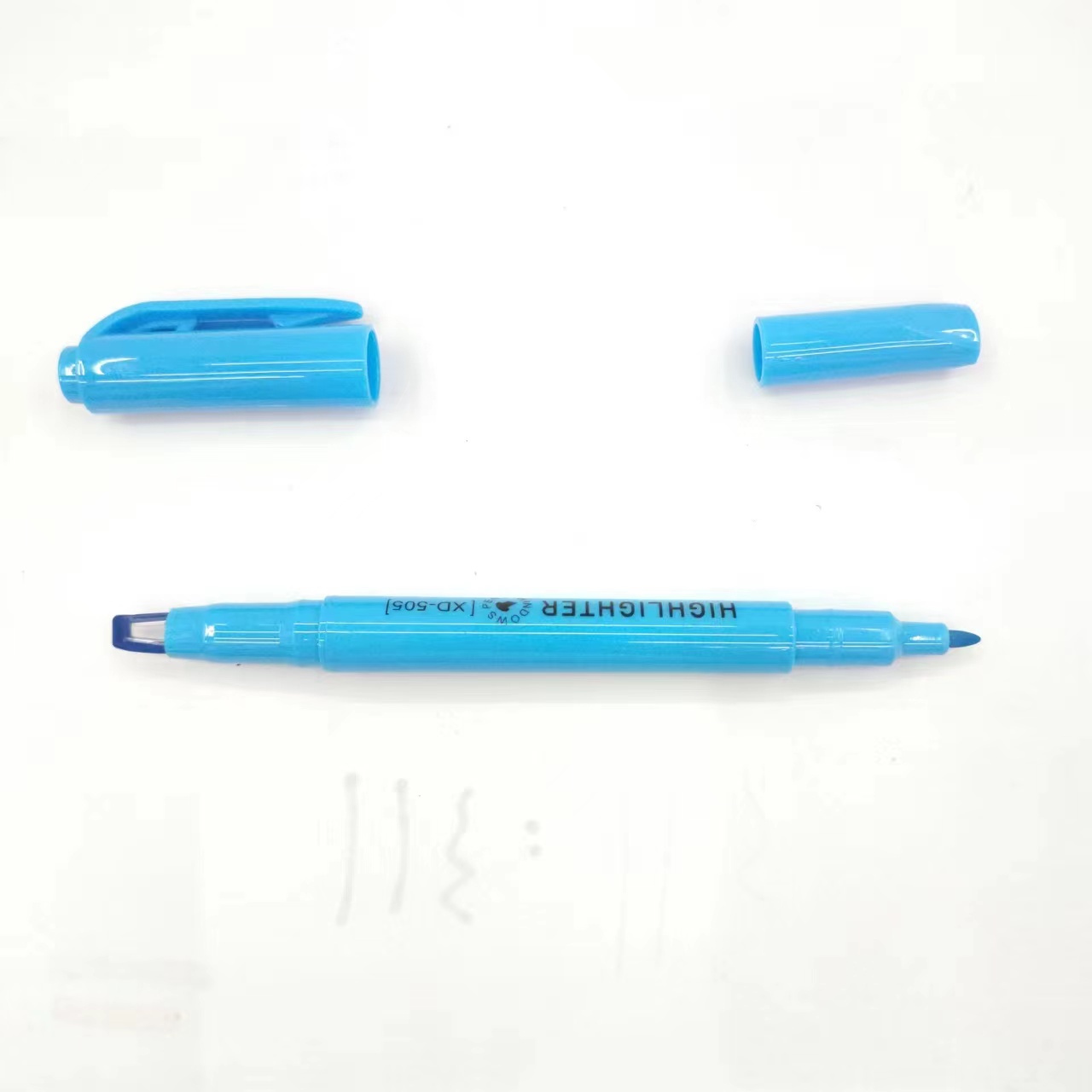 Xd-505 Double Head Color Highlighter Student Highlight Marker Pen Ledger Pen Application Scenario