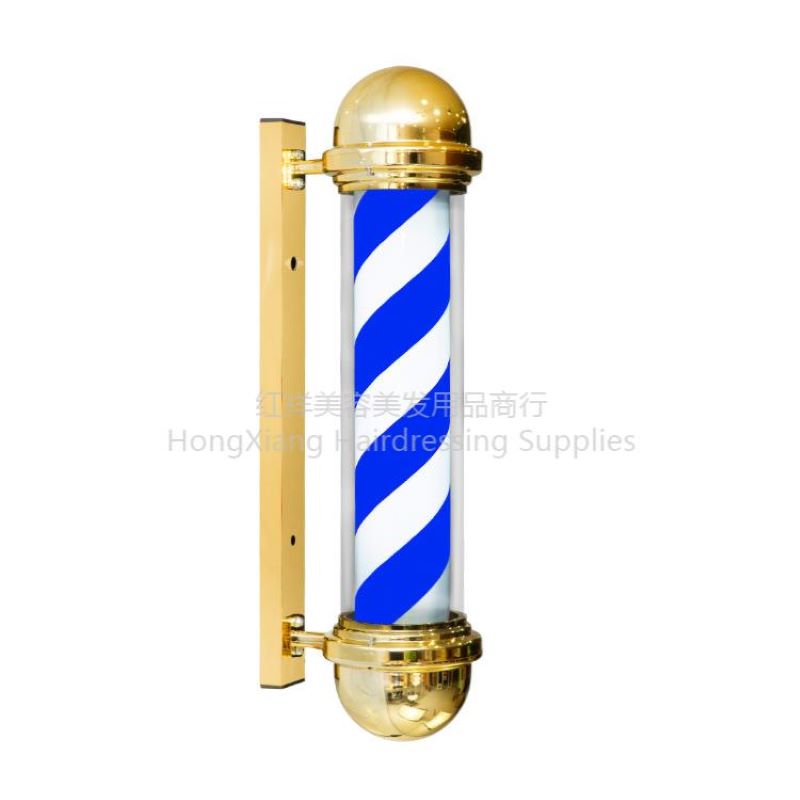 欧洲风/复古美发/转灯/led理发店/户外挂墙/防水炫彩/挂壁发廊/标志灯箱细节图