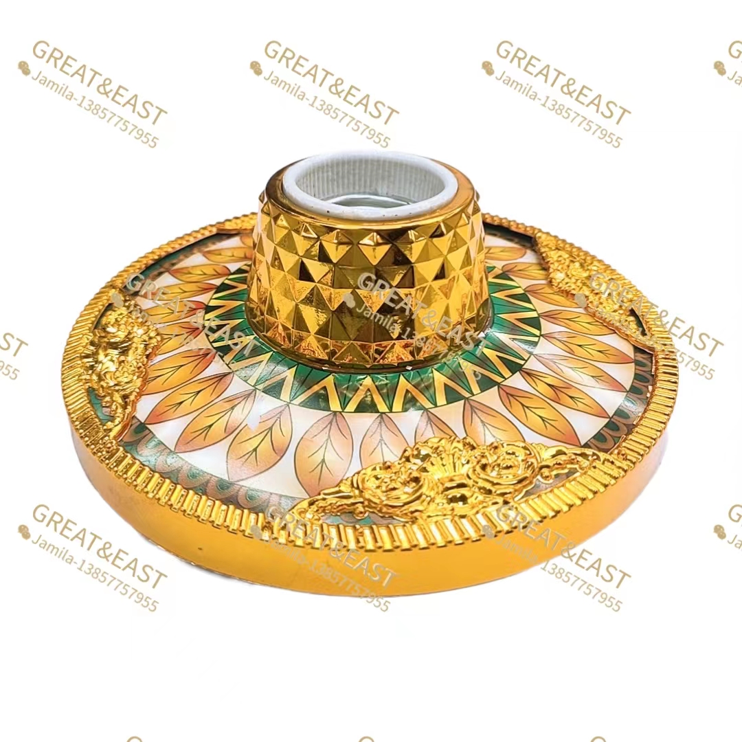 Electrical products: yellow leaves, plastic lamp holders, ceramic cores