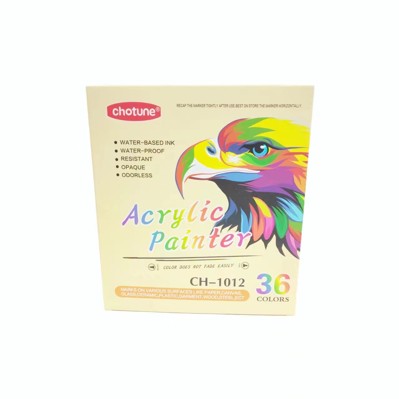 12-color, 24-color and 36-color double-headed acrylic marker pen sets for students and children's art brushes Specification image
