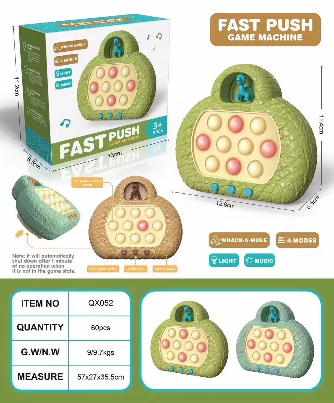 Douyin Rat Killer Pioneer Press and Play Game Machine, Speed Push Challenge, Whack-a-Mole Game Machine, Puzzle toy Application Scenario