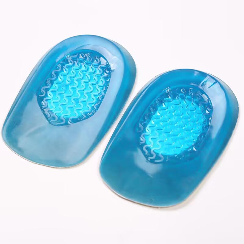 Heel Pads Shock Absorbent Breathable Relief Heel Pain Soft High Elastic Gel Comfort Heel Pads For Men And Women Item Picture