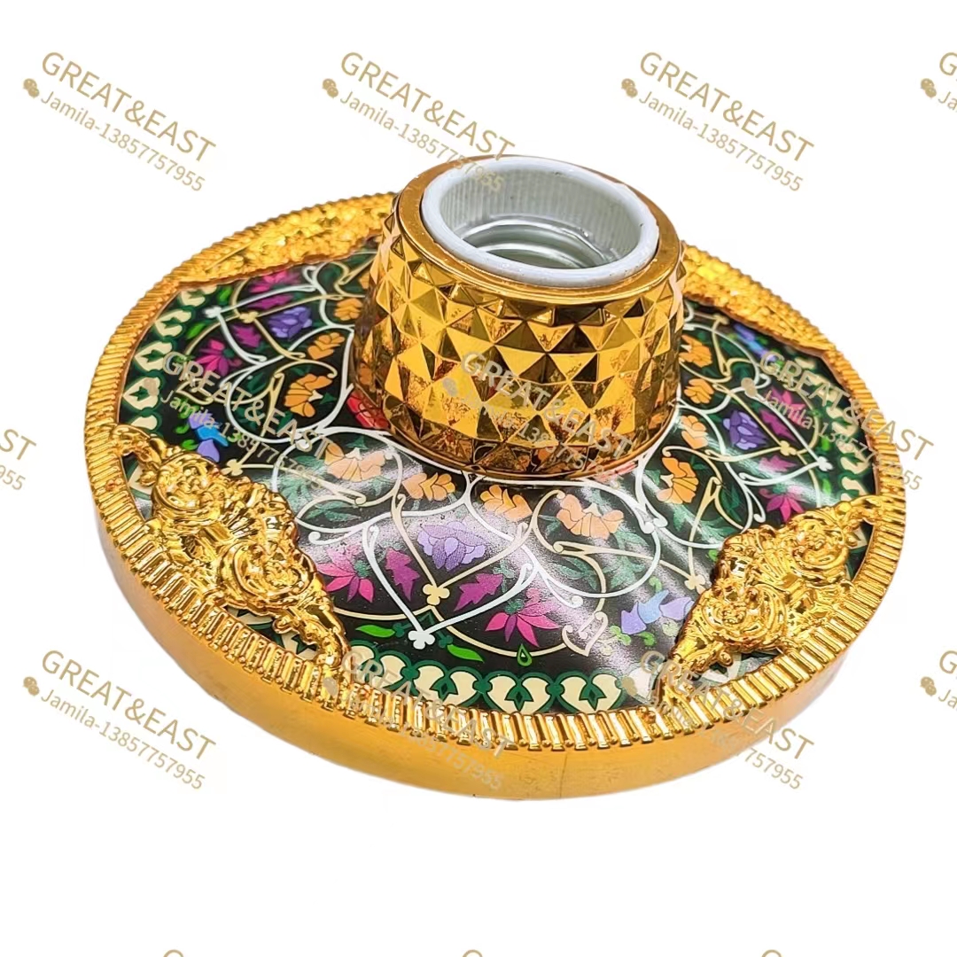 Purple flower plastic lamp holder ceramic core for electrical products Specification image