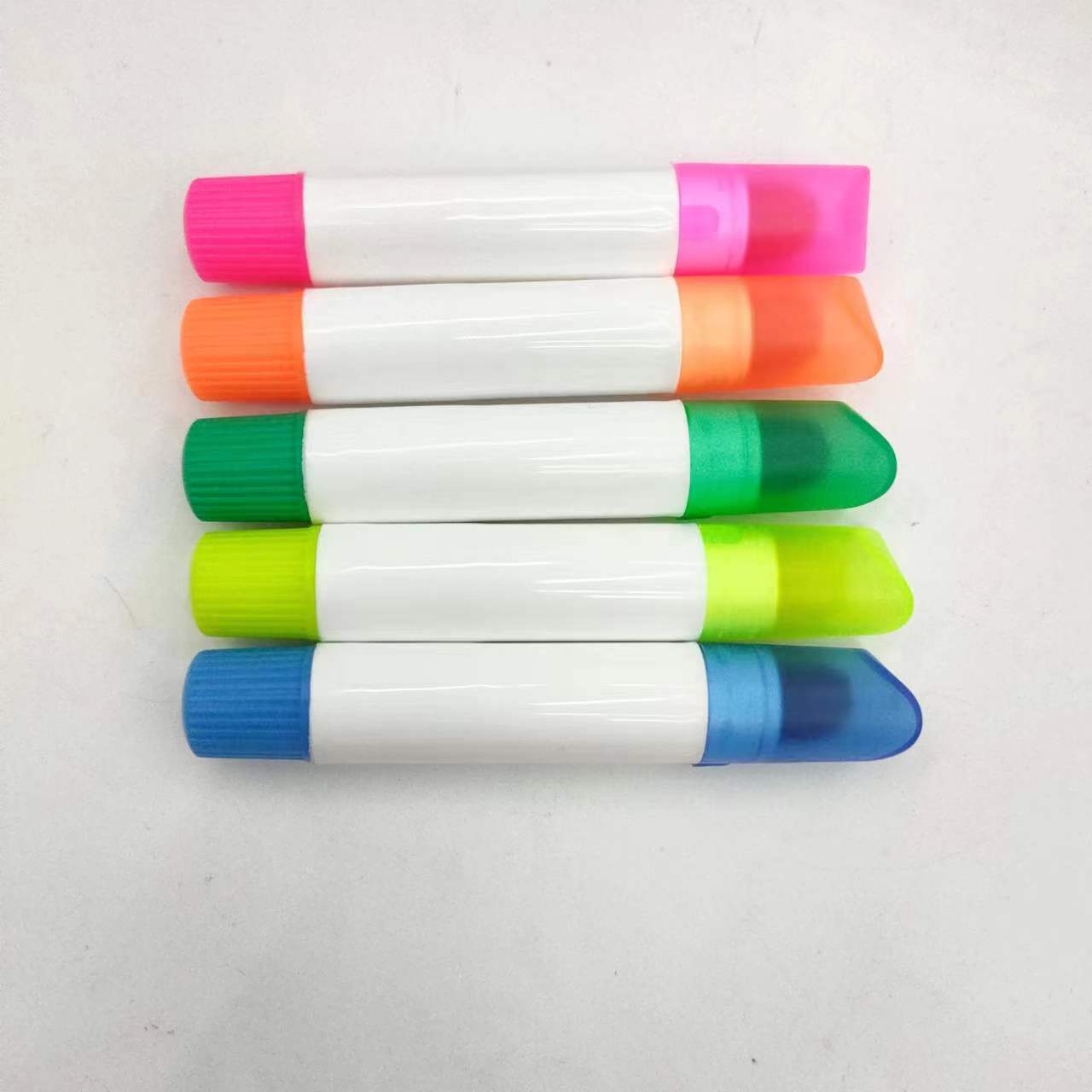 Colored Solid Highlighters Student Highlight Marker Pen Ledger Pen Specification drawing