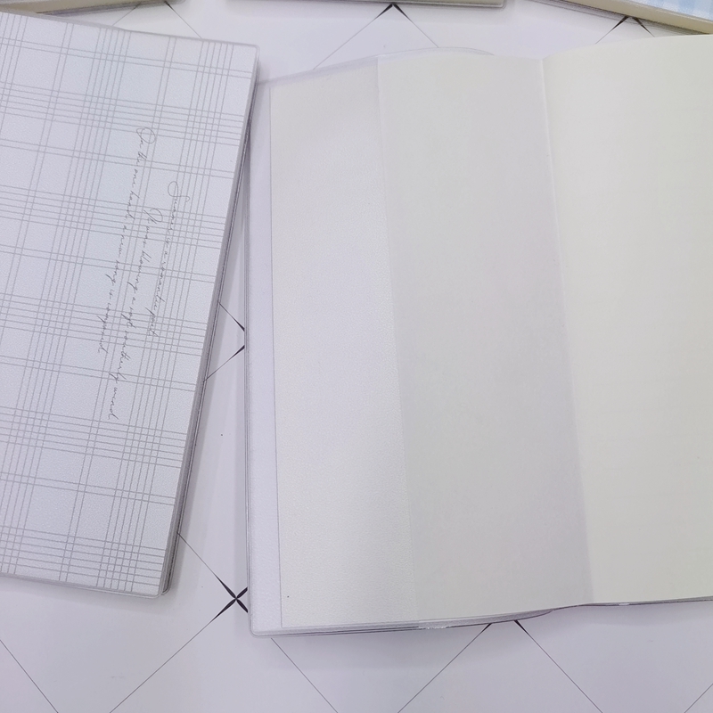 新款胶套本48k笔记本随身记事本学生本子格子初夏详情图2
