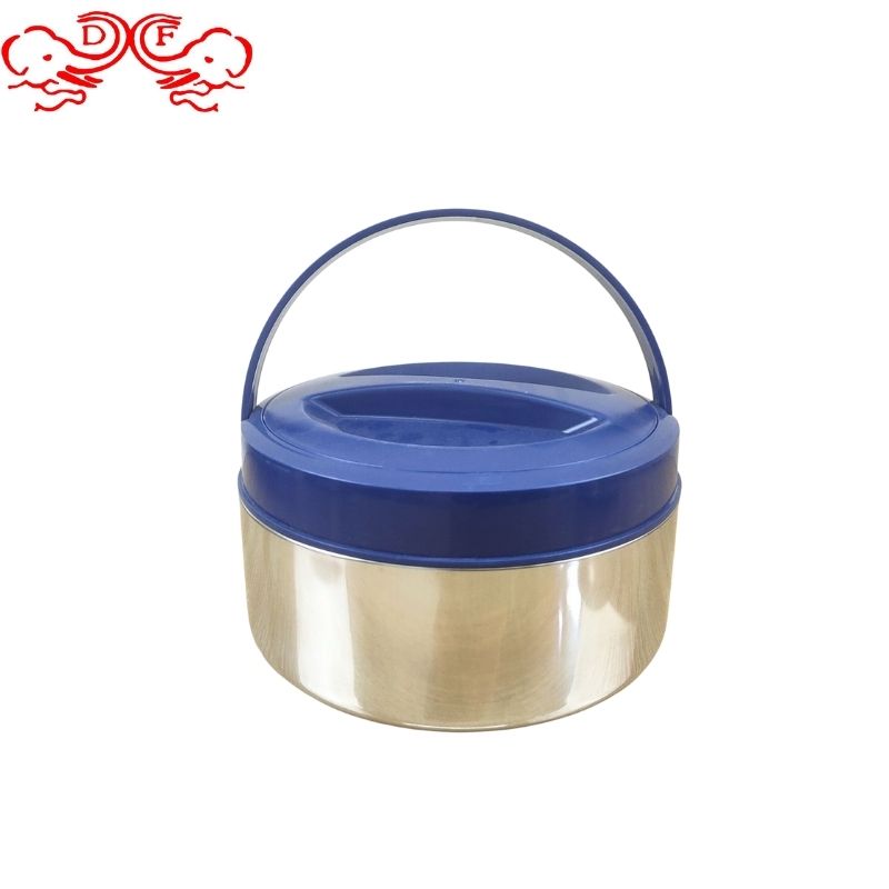 DF99724 Insulated pot, Stainless steel insulated lunch box, fresh-keeping pot, large capacity handle insulated bucket, Double-layer insulated large capacity lunch box, kitchen and hotel supplies, DF trading house details Picture