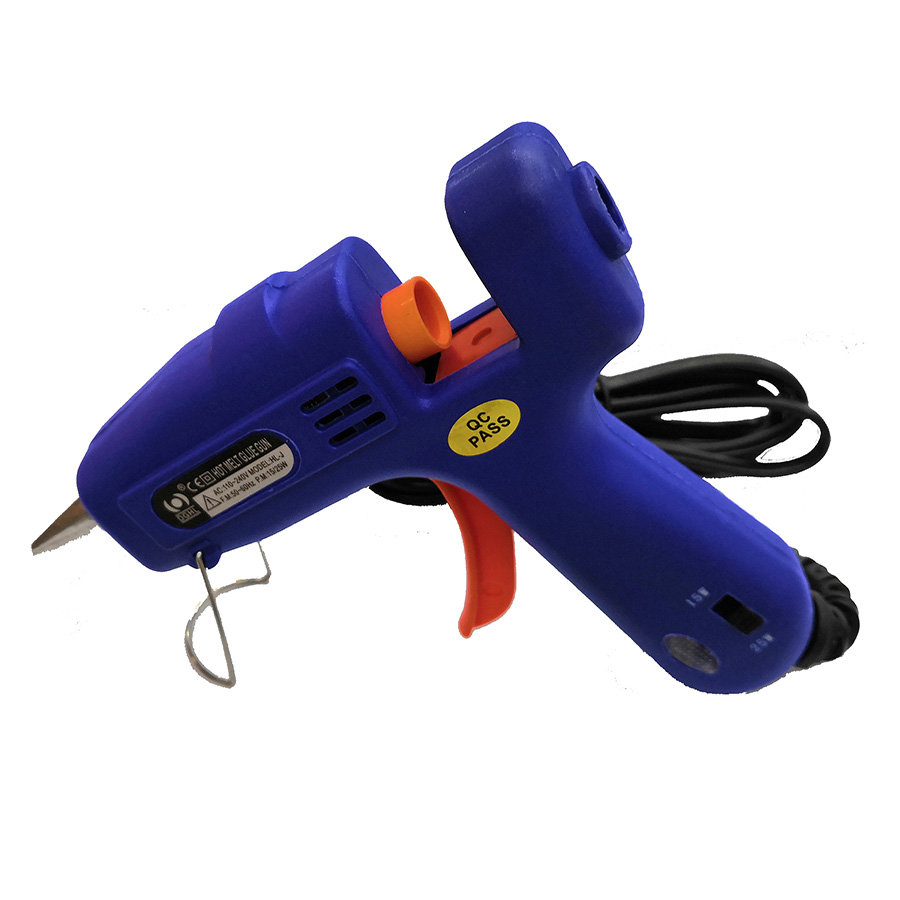DGHL blue small glue gun HL-J15W/25W dual-wattage hot melt glue gun factory direct sales Application Scenario