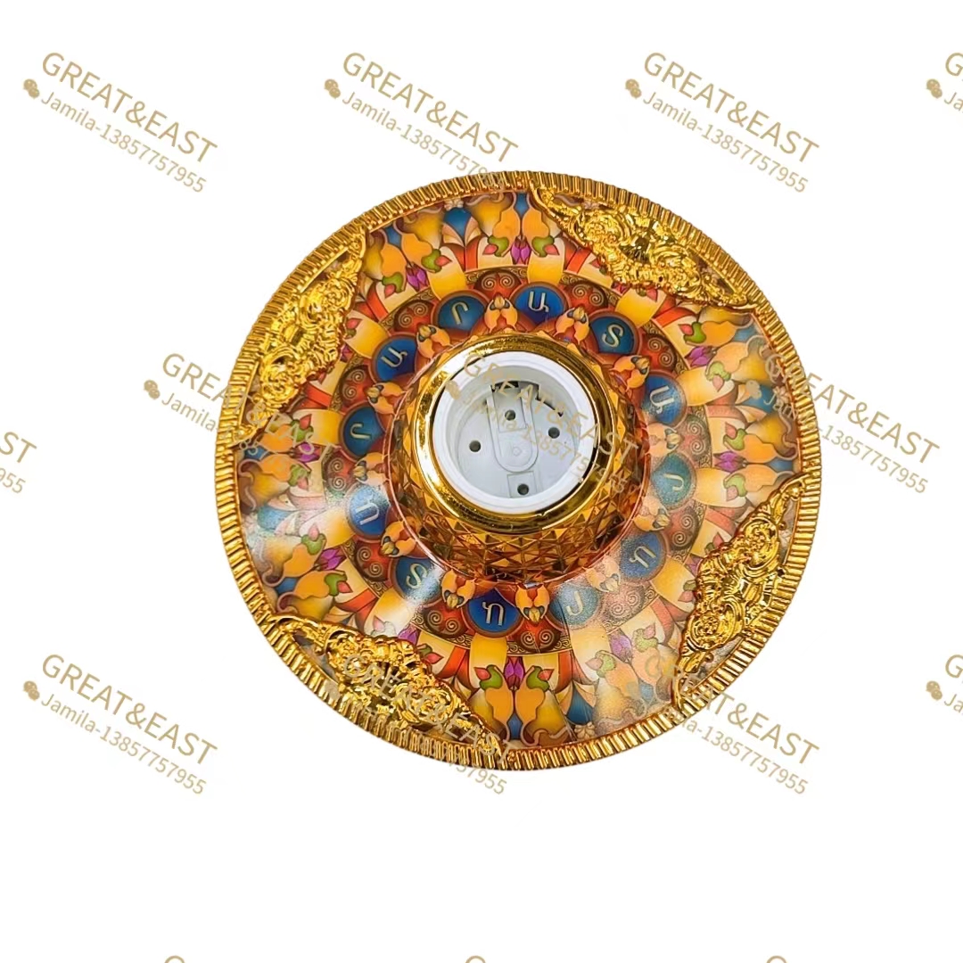 Colored patterned plastic lamp holder holder for electrical products