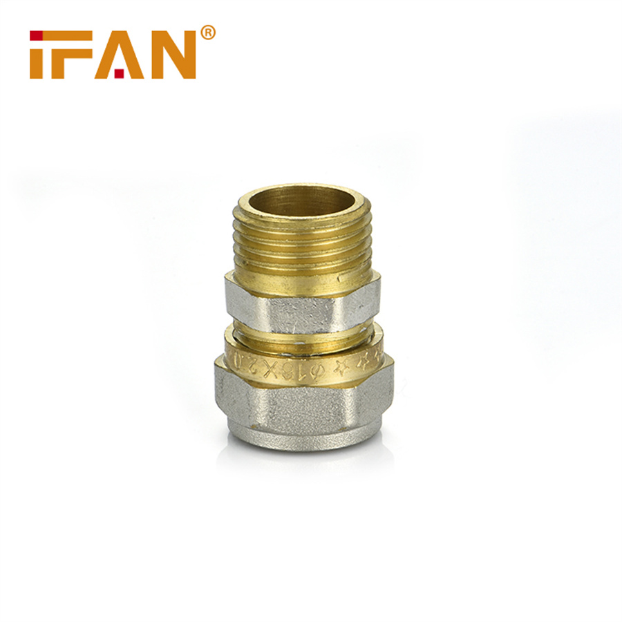 IFAN tubo de plástico de aluminio virolas de cabeza directa accesorios de cobre completo 4 en 6 en vivo juntas juntas de calefacción por suelo al por mayor details Picture