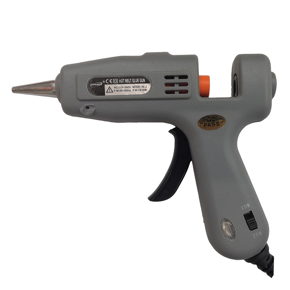 Neriao grey small glue gun 15W/25W dual-wattage NL-J hot melt glue gun factory direct sales pic 5