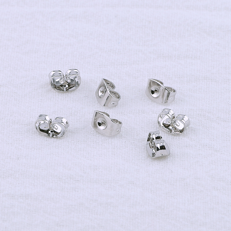 Earrings, bullet heads, ear plugs, ear studs, back plugs, high-end anti-slip, anti-drop, anti-allergy earrings, fixed diy accessories Application Scenario